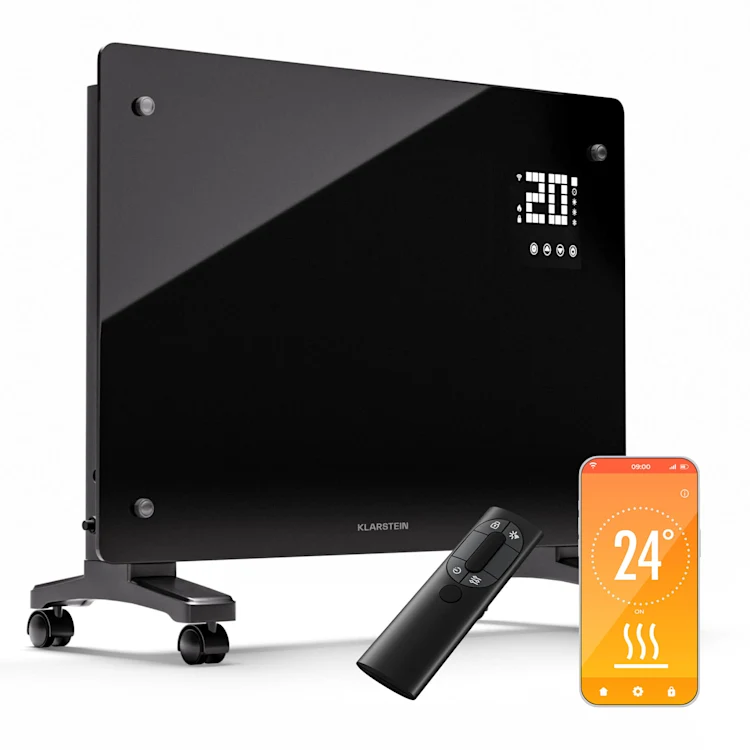 بخاری برقی هوشمند  کلارشتاین آلمان مدلklarstein Bornholm Smart 1500 - با توان 1500 وات